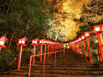 貴船神社
 - 楓葉名所