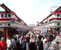 【日本文化旅遊】日本景點，關東(浅草寺)，台中YMCA-日本文化旅遊浅草寺 - 仲見世